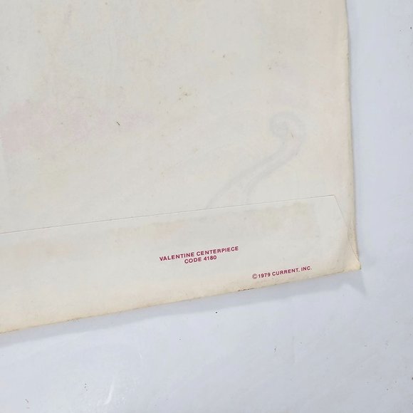 Vintage Current Inc Valentine's Day Centerpiece Holiday Decor 1979 - Picture 6 of 10